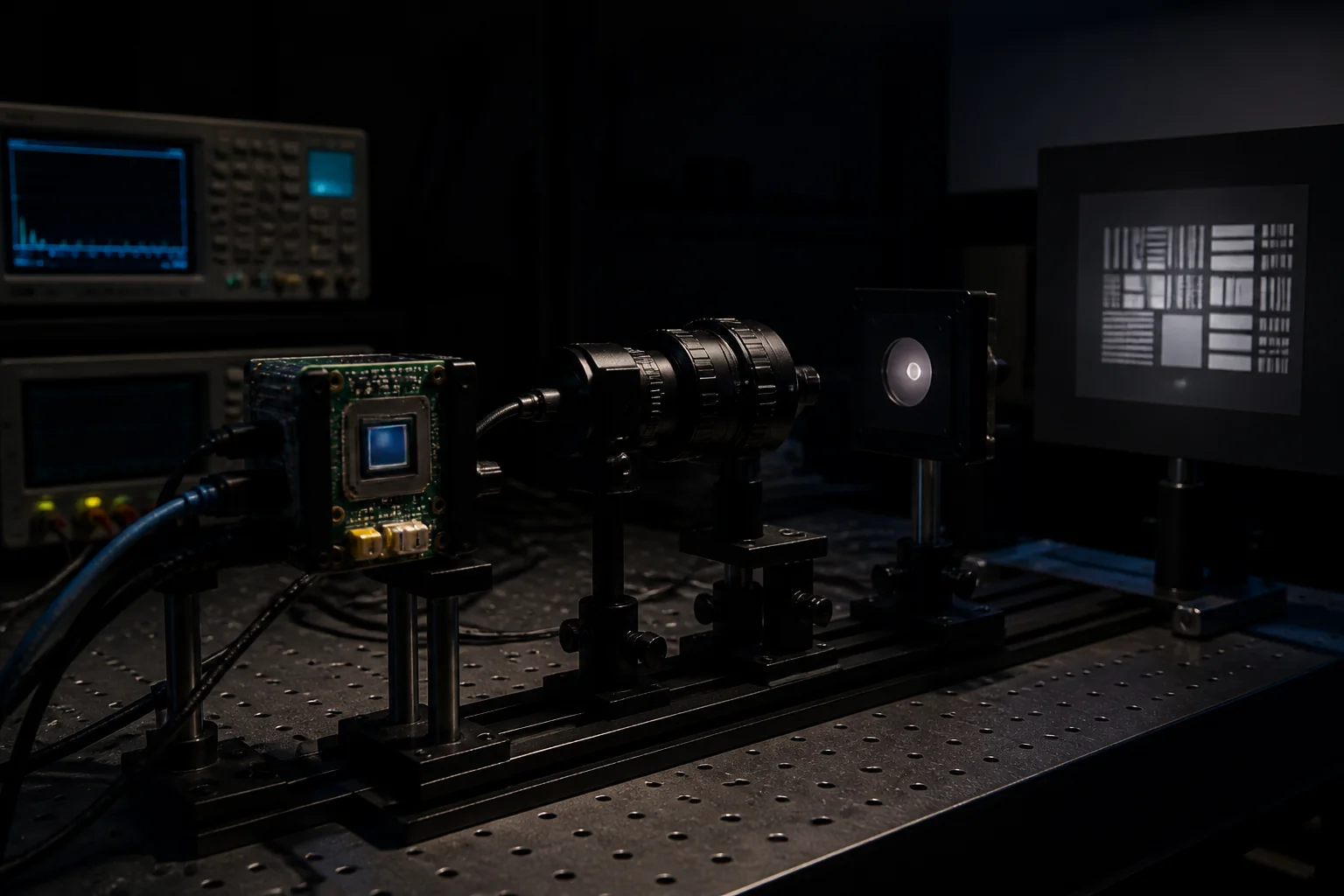 暗场成像验证环境
